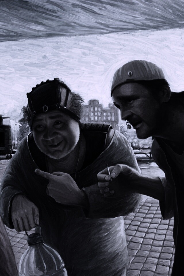 Арт пародия на Кин Дза Дзу обои