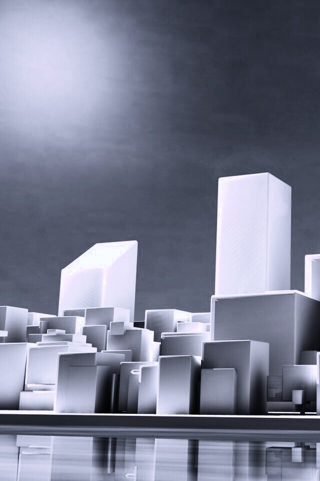 Картонный город обои