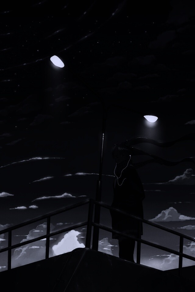 Под фонарем обои