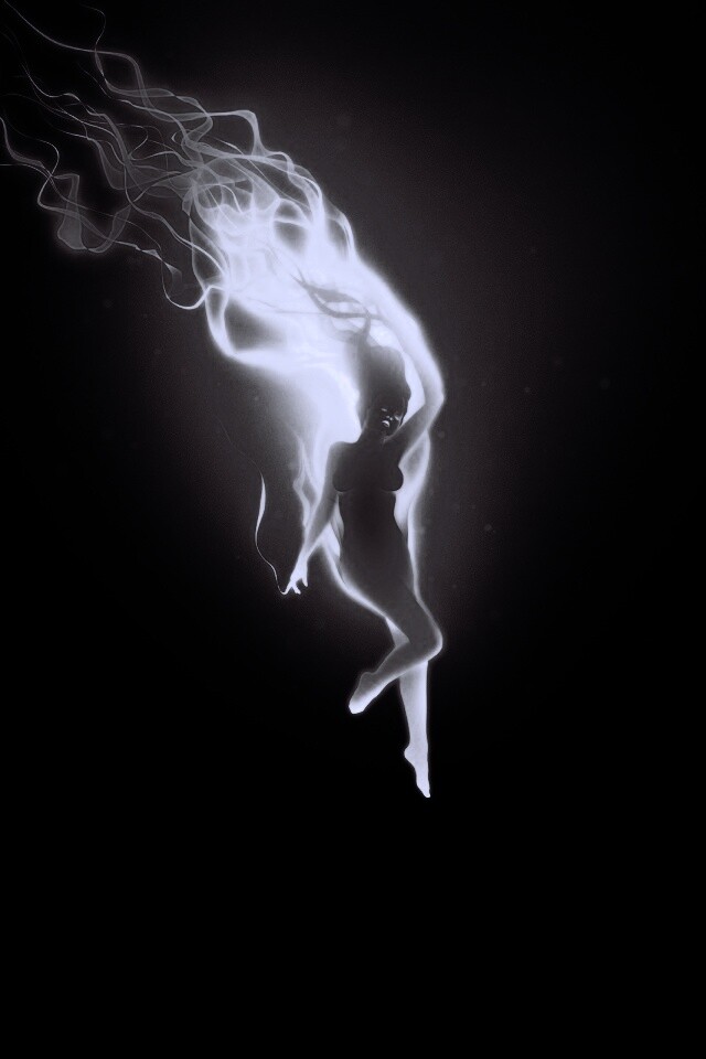 Огненная девушка обои