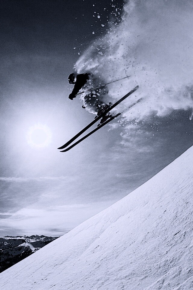 Горнолыжник обои