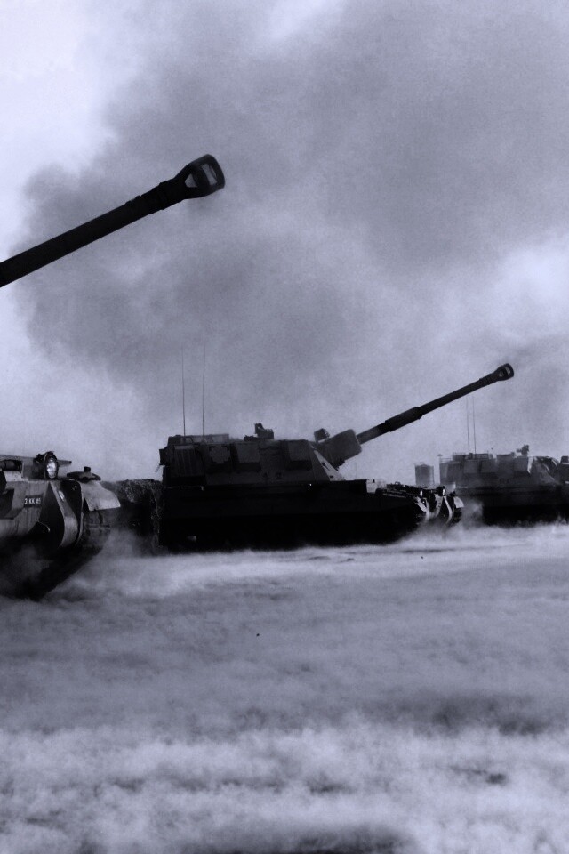 Британская самоходная артиллериская установка обои