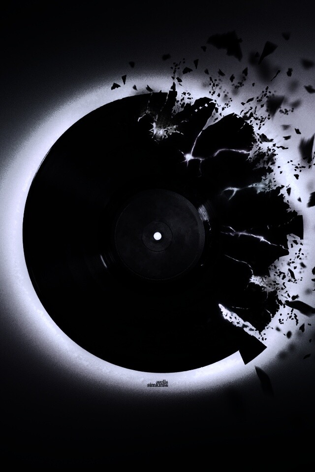 Разрывающийся винил обои