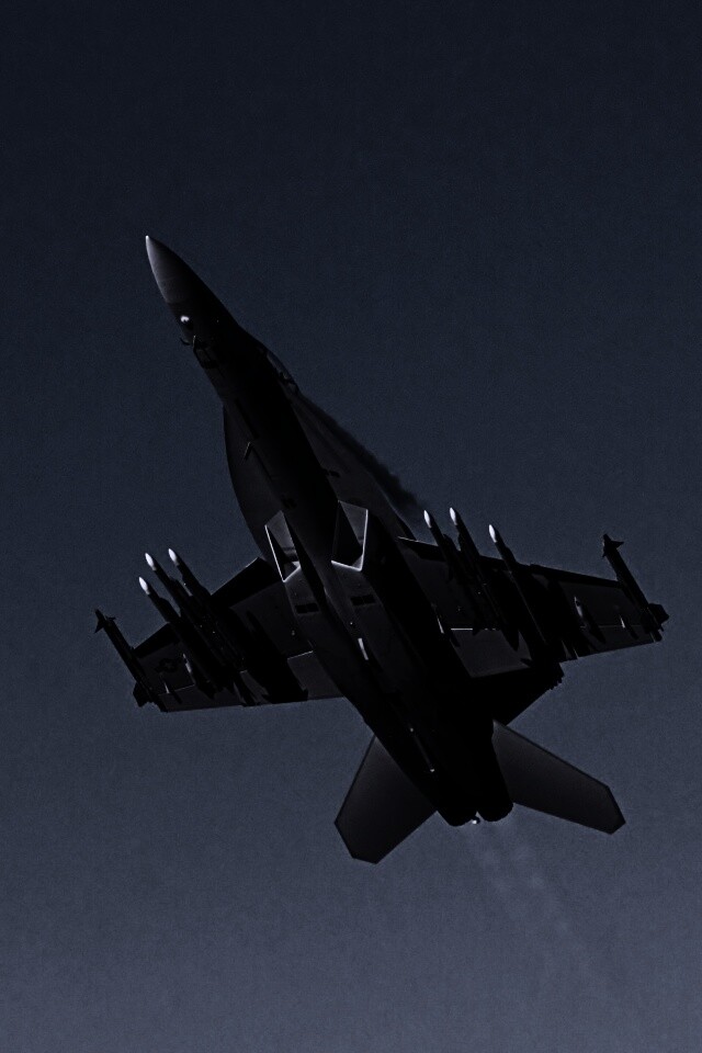 Черынй истребитель обои