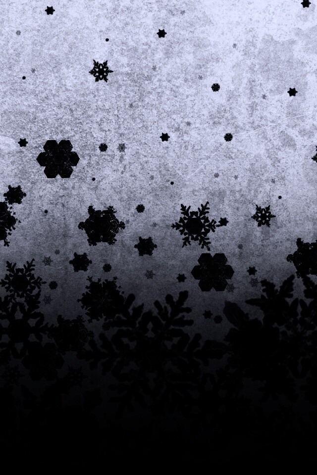 Черный снег обои