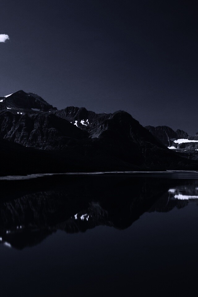 Синее горное озеро обои