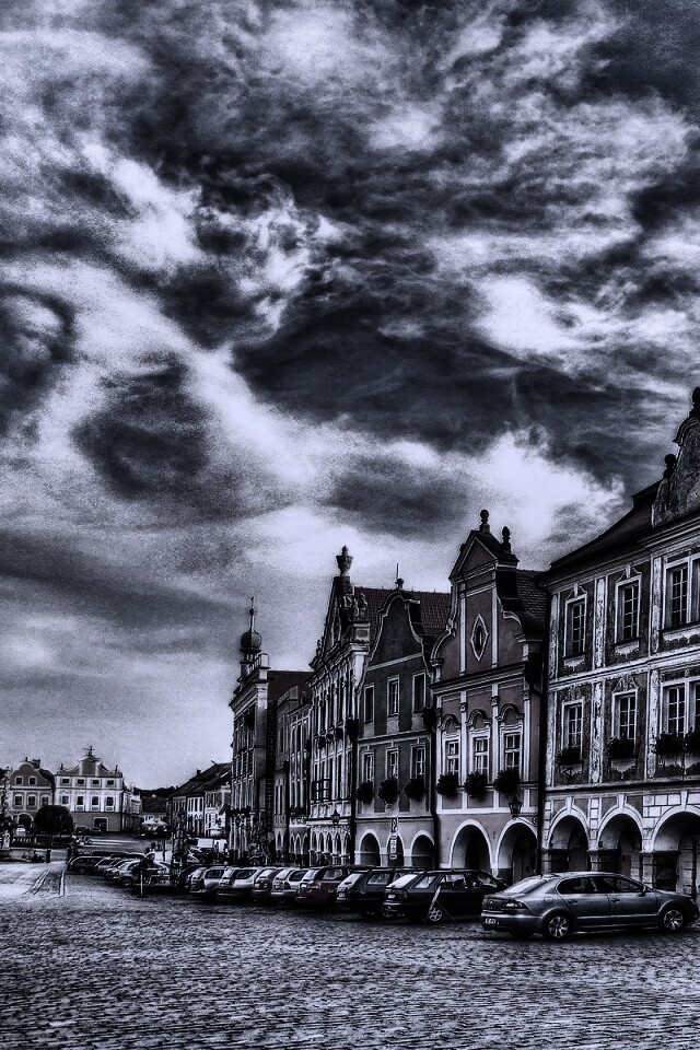 Домики в Чехии обои