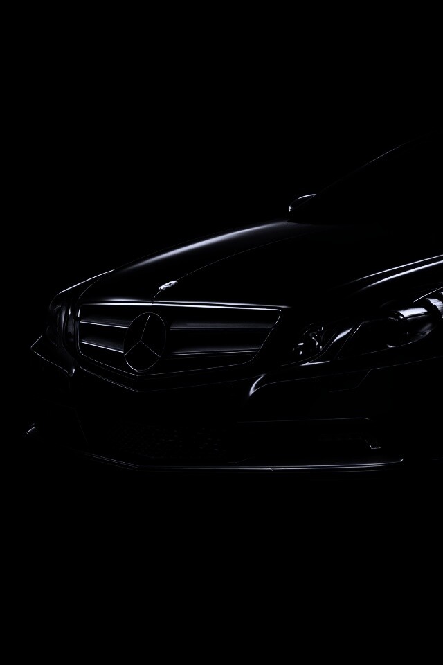 Черный Мерседес обои