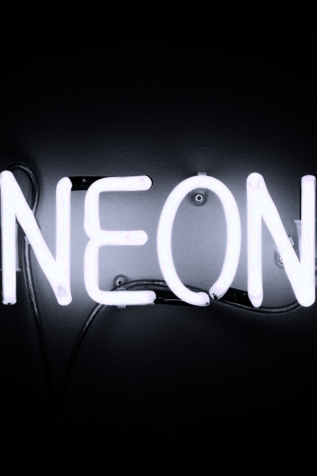 Неоновая надпись обои