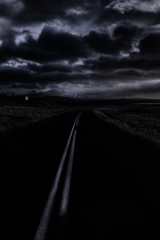 Пустая дорога обои