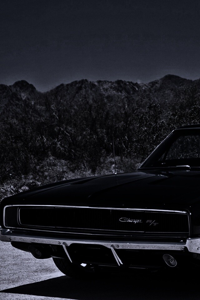 Черный Додж обои