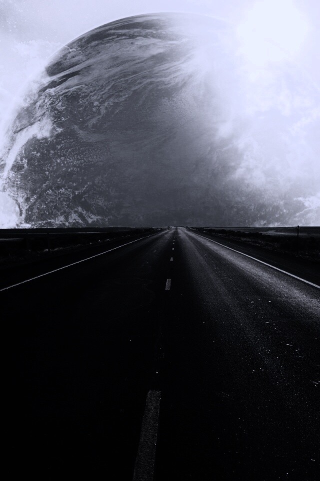 Дорога в луну обои