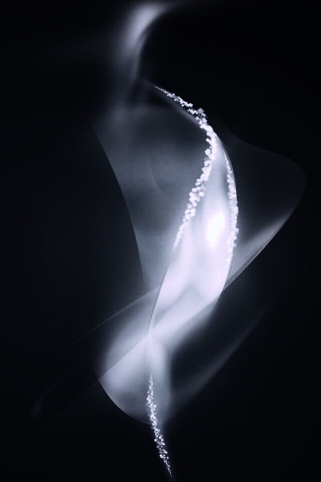 Светящаяся вертикальная волна обои