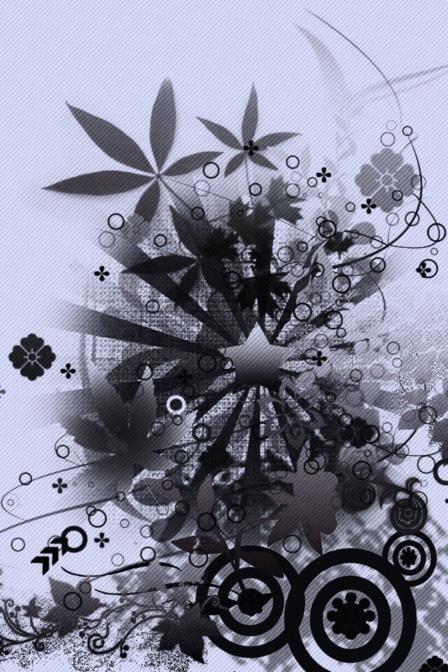 Звездно-листовая абстракция обои