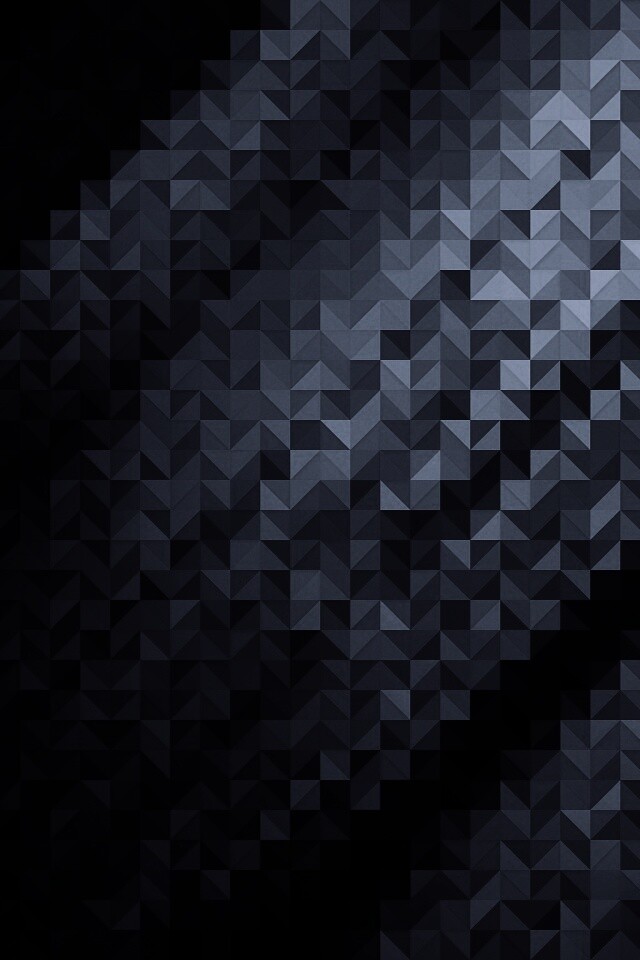 Синий квадратный узор обои