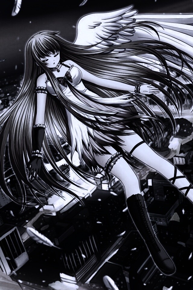 Неопознанная девушка из аниме обои