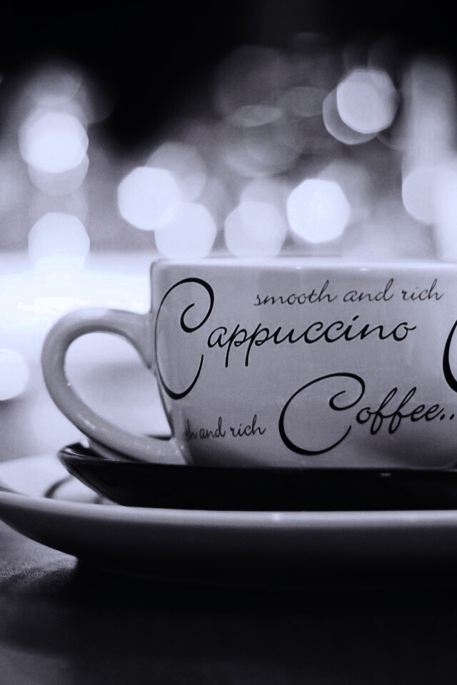 Чашечка капучино обои