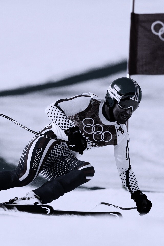 Лыжник на олимпиаде обои