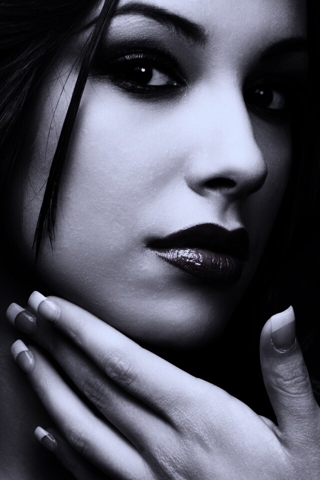 Красивое лицо обои