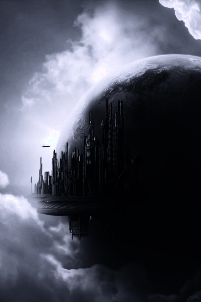 Небесный город обои