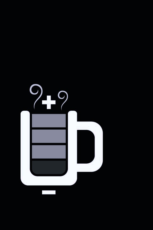 Зарядка от кофе обои