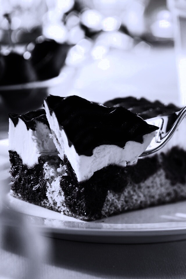 Вишневое пирожное обои