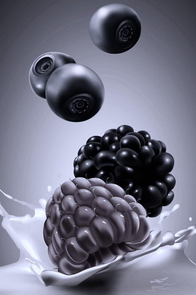 Векторные ягоды обои