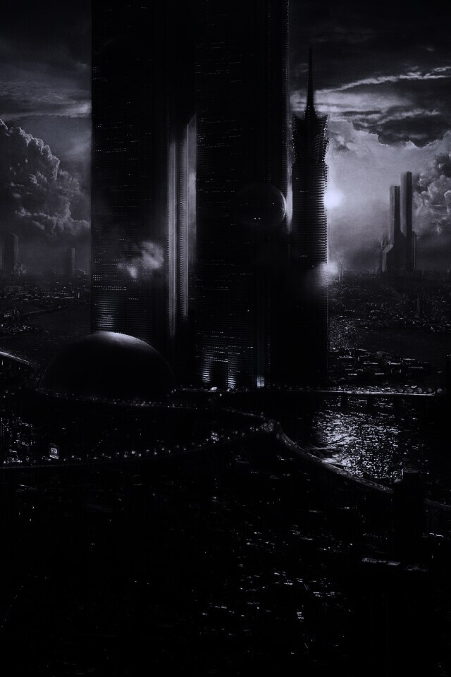 Город будущего обои