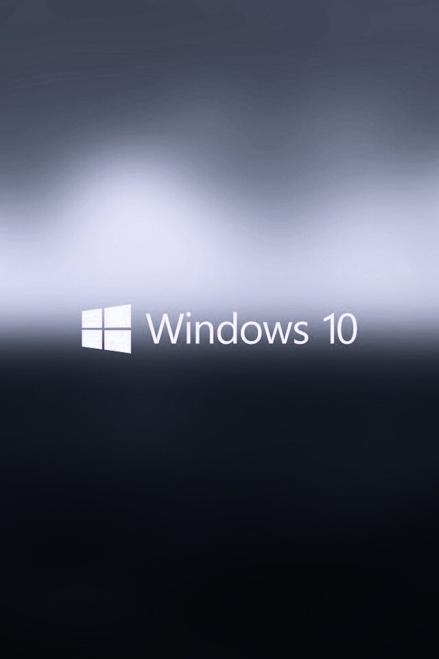 Windows 10 на синем фоне обои