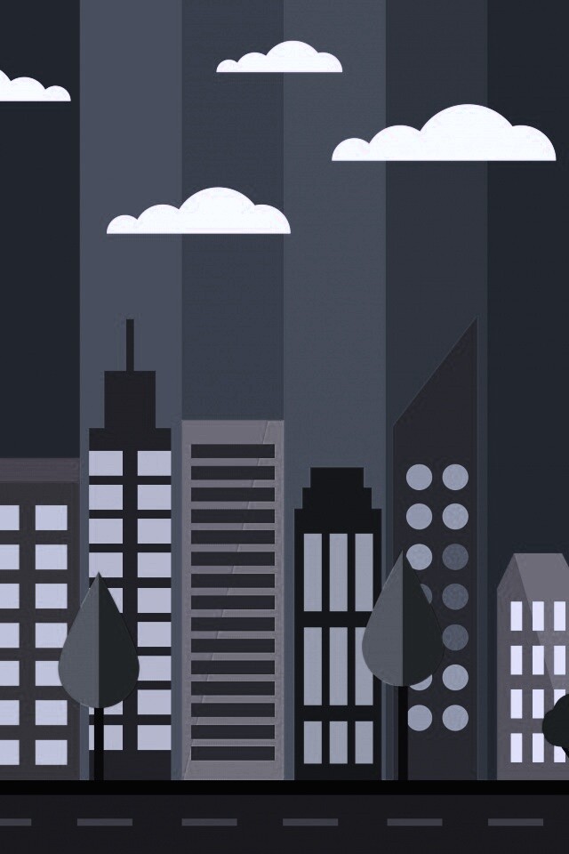 Векторный рисунок города обои