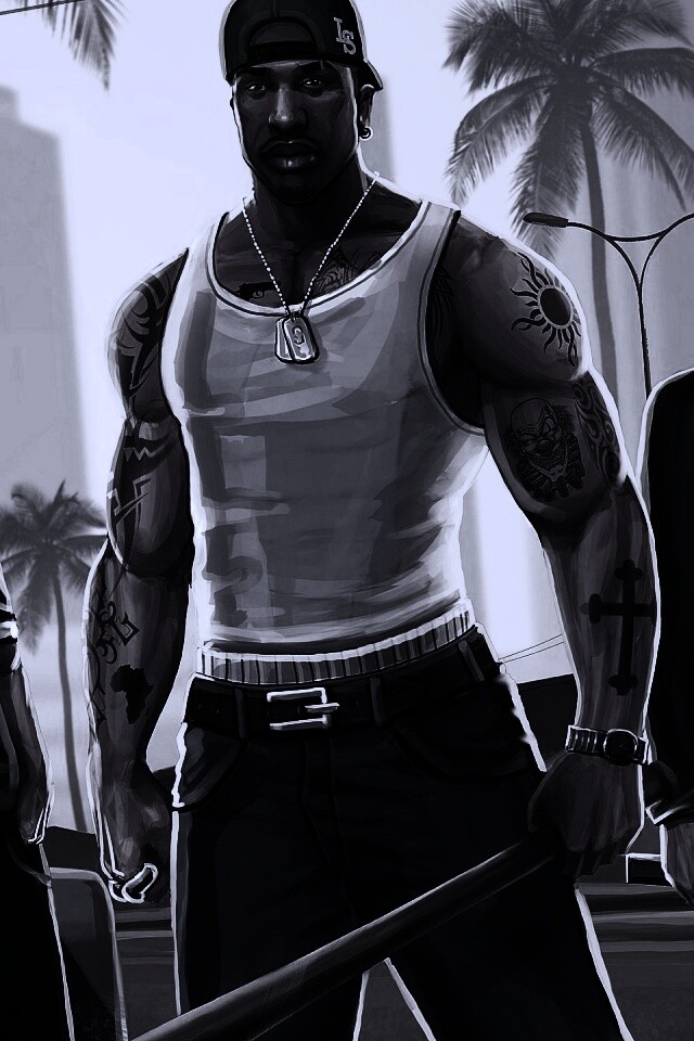 Герои с Грув стрит обои