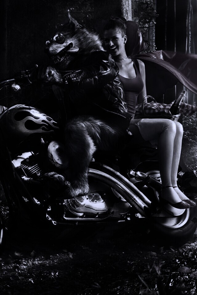 Красная шапочка по новому обои