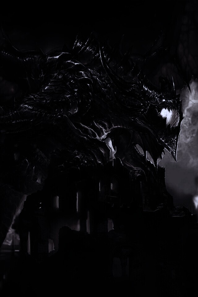 Огромный дракон обои