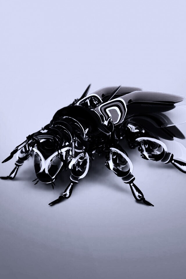 Кибер муха обои