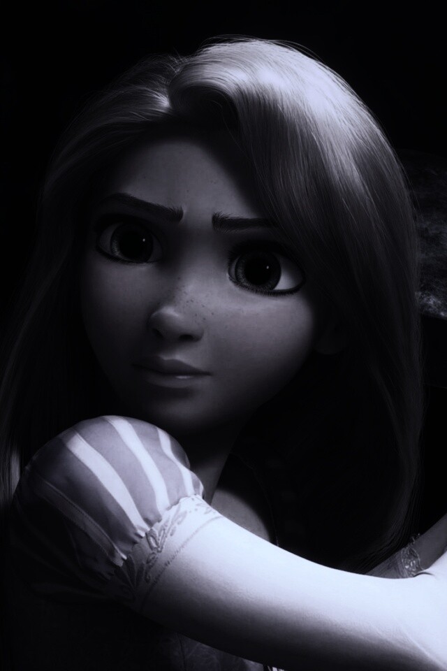 Рапунцель с сковородкой обои