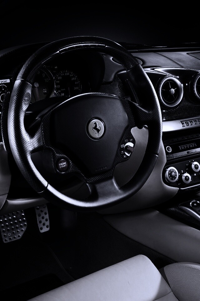 Салон феррари обои