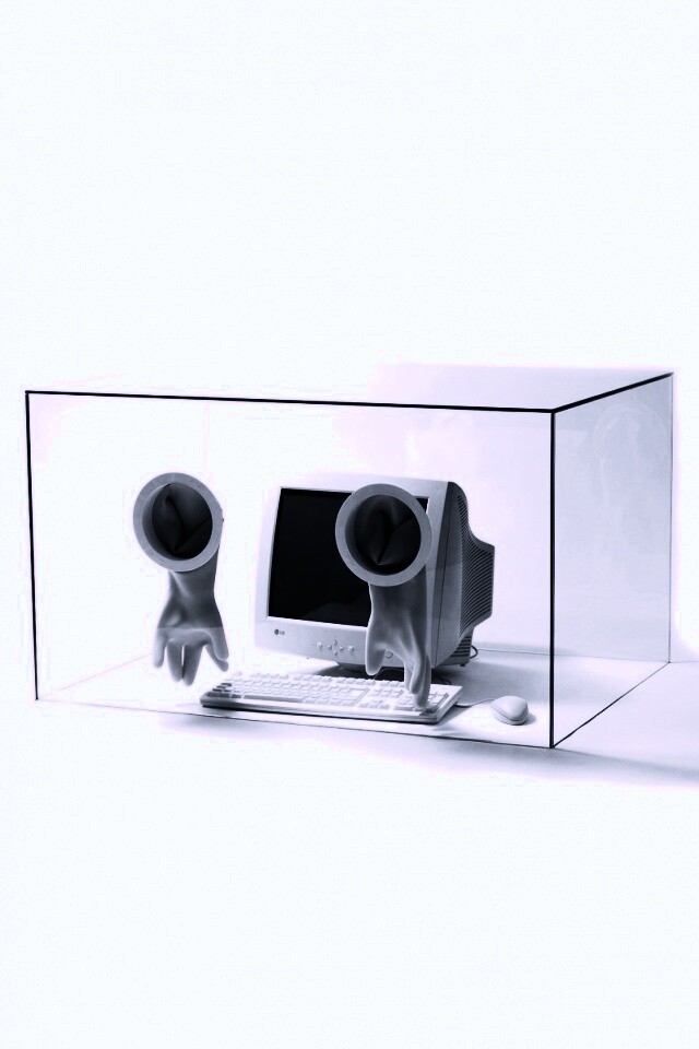 Зараженный компьютер обои