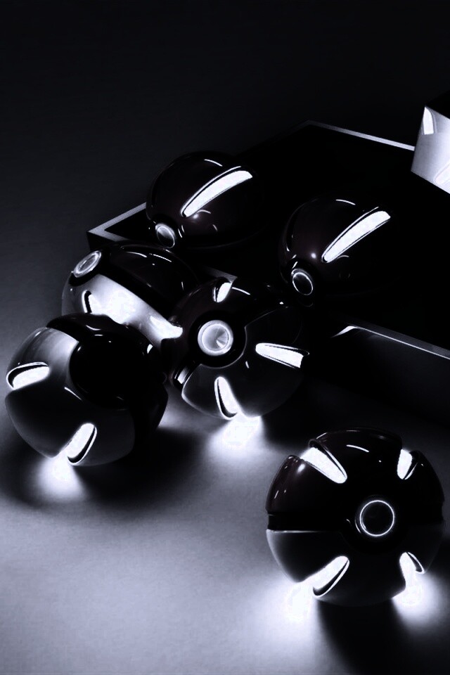 Коробка с покеболами обои