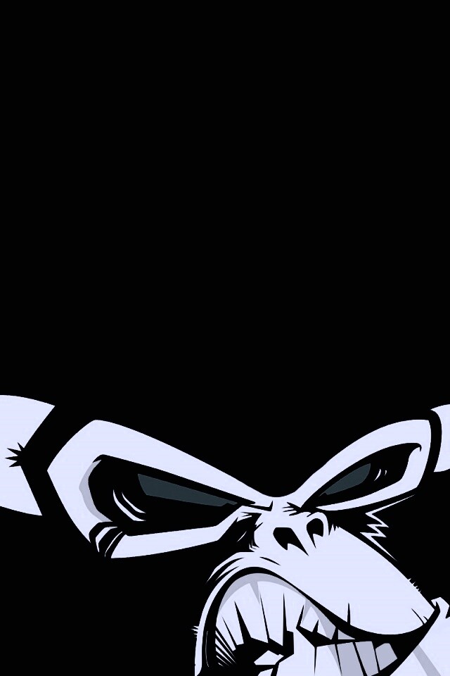 Злая обезьяна обои