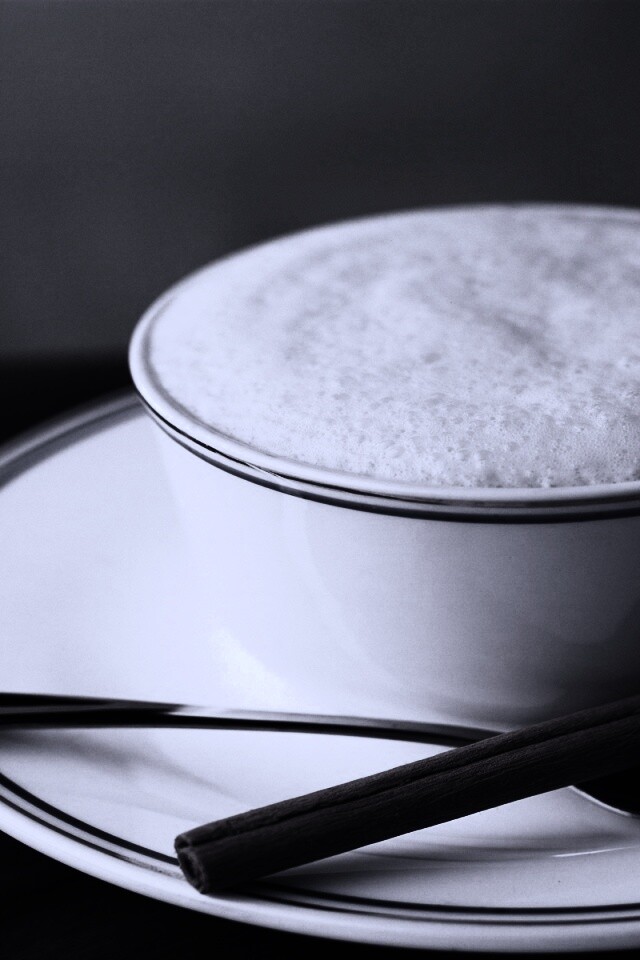 Чашечка кофе с корицей обои