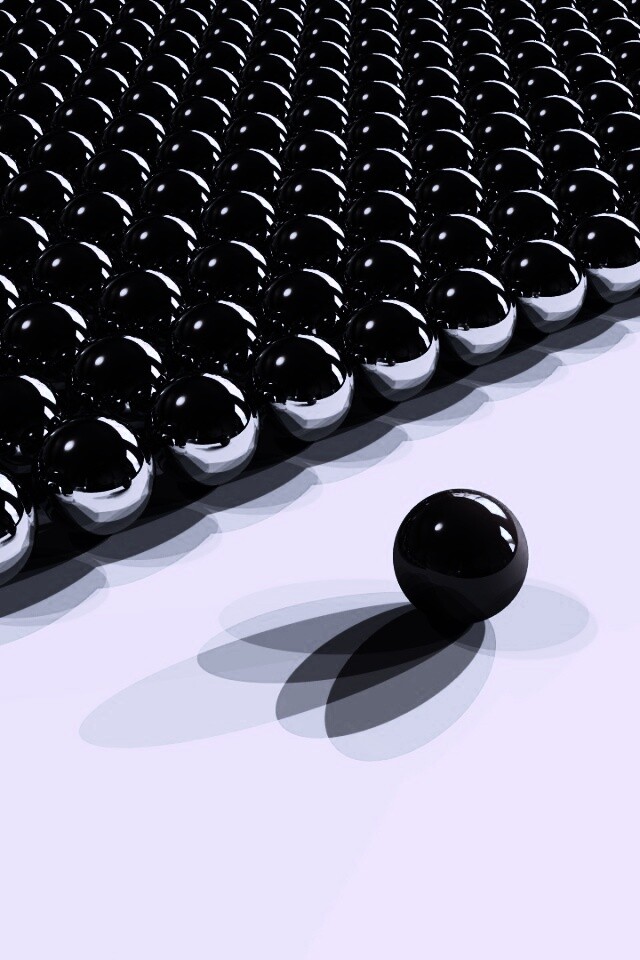 Металлические шарики обои