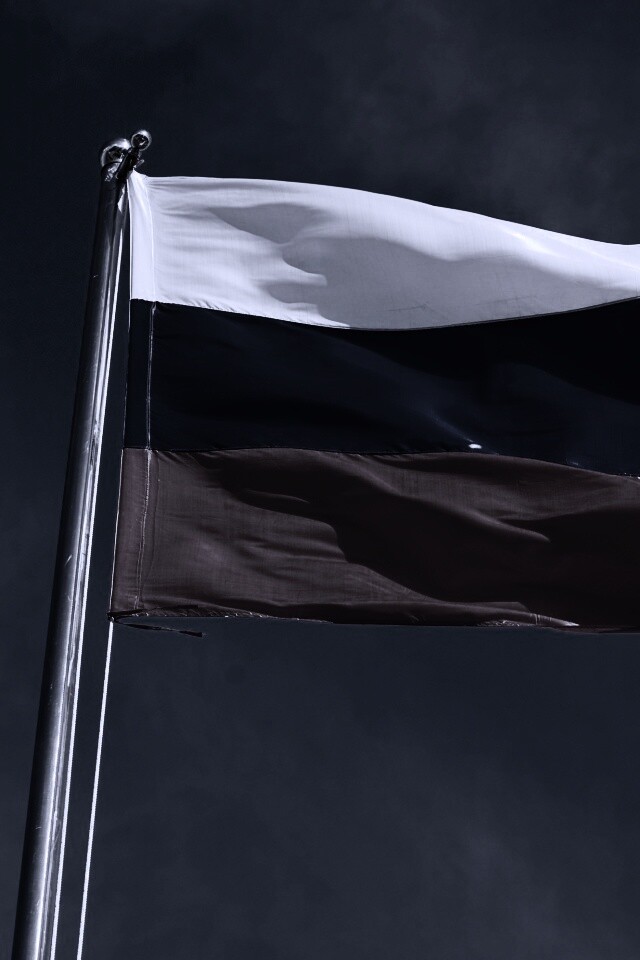 Флаг России на флагштоке обои