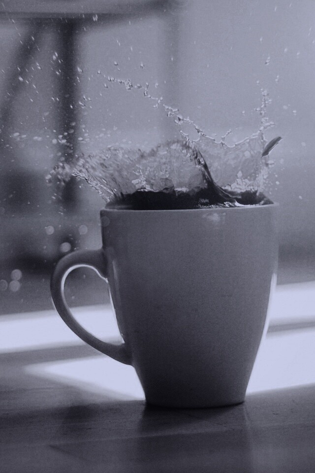 Кофейный всплеск обои