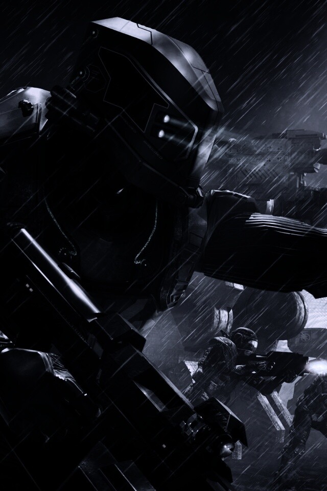 Бой под дождем обои