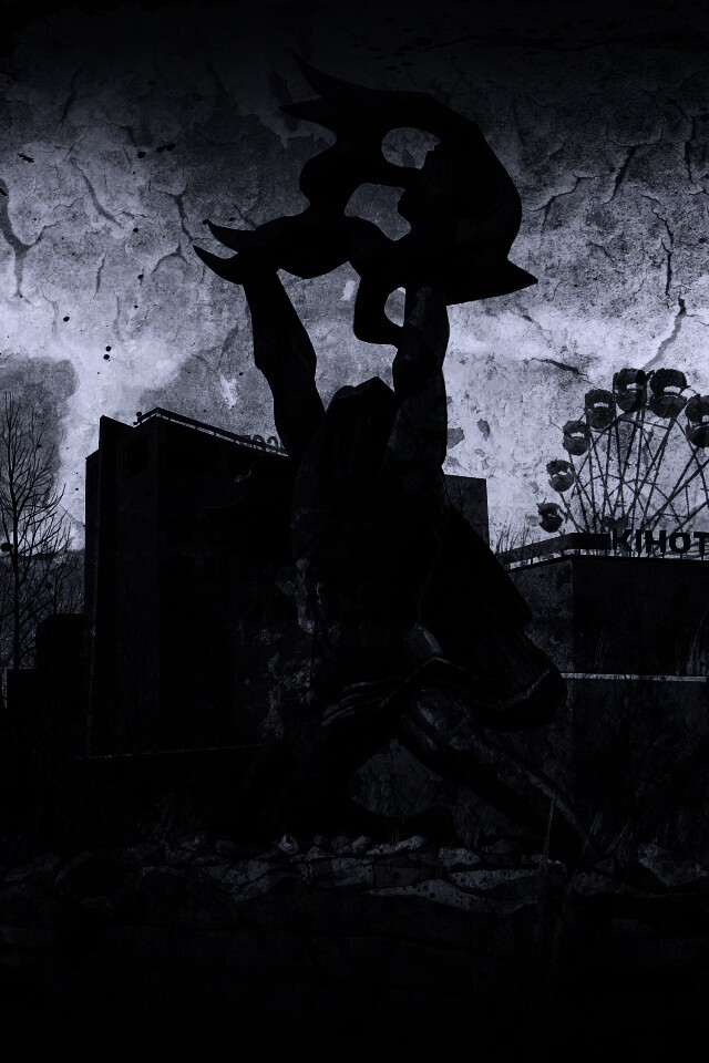 Памятник в Припяти обои