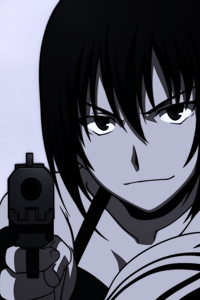 Девушка с пистолетом обои