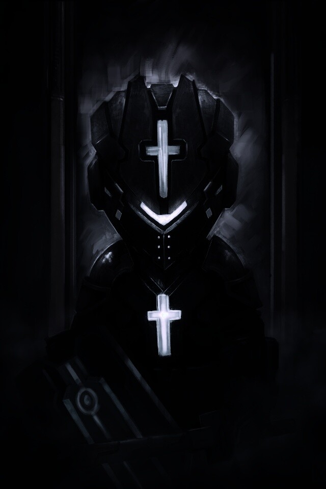 Рыцарь в стиле Dead Space обои