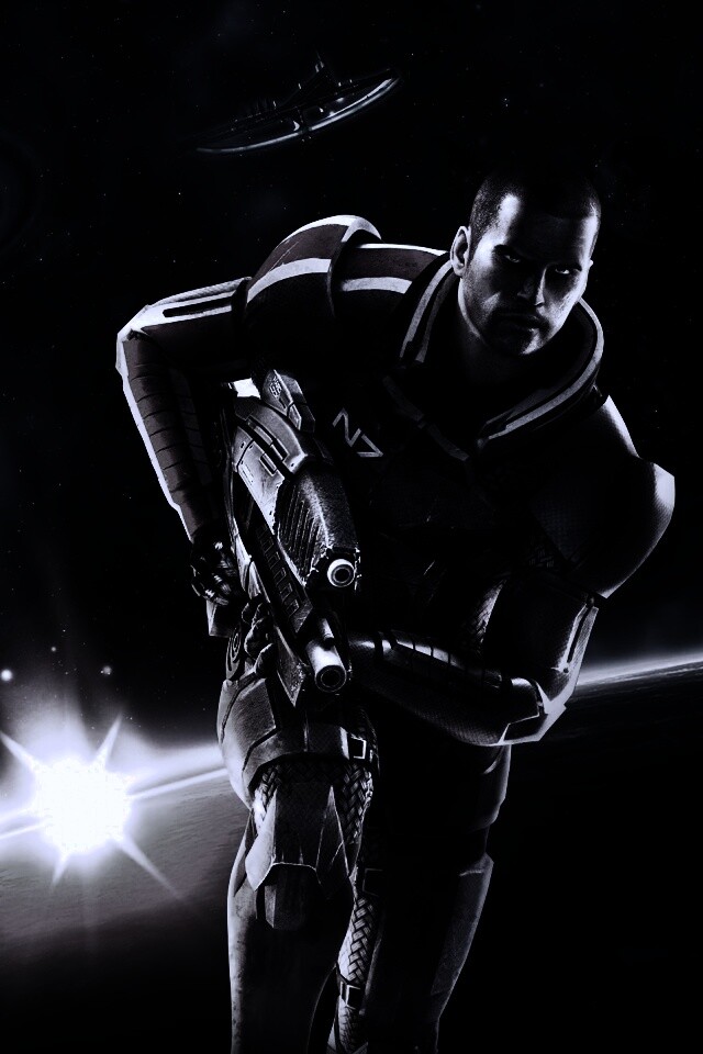 Шепард из вселенной Mass Effect обои