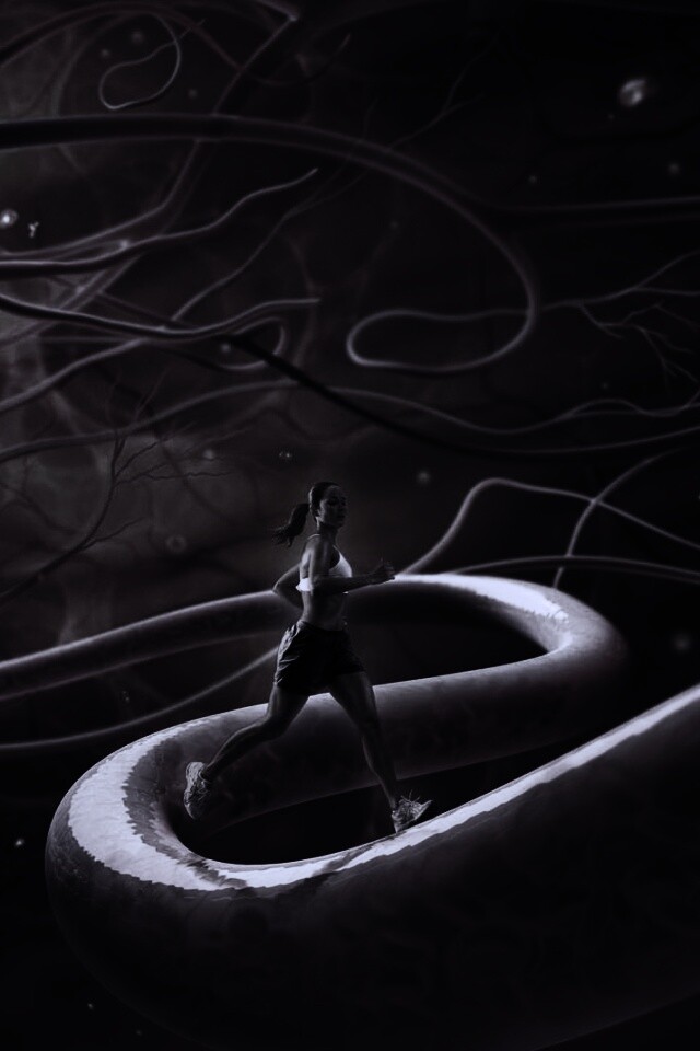 Бег крови обои