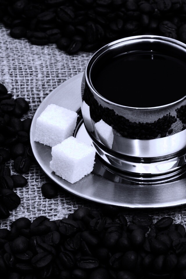 Кофе с сахаром обои